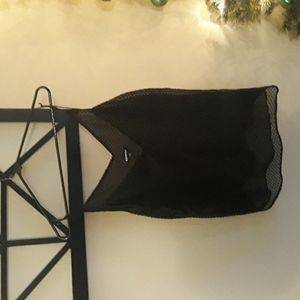 Express Black Velvet polka dot downtown Cami